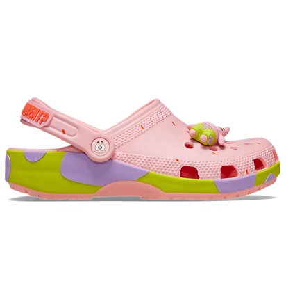 Тапочки унисекс CROCS Spongebob Squarepants X Classic Clog Pink 209479-737