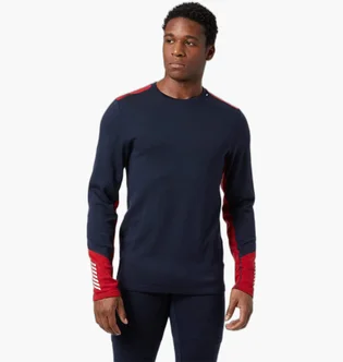 Термобілизна чоловіча Helly Hansen Lifa Merino Midweight Crew Blue 49364-598