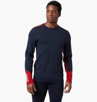 Термобелье мужское Helly Hansen Lifa Merino Midweight Crew Blue 49364-598