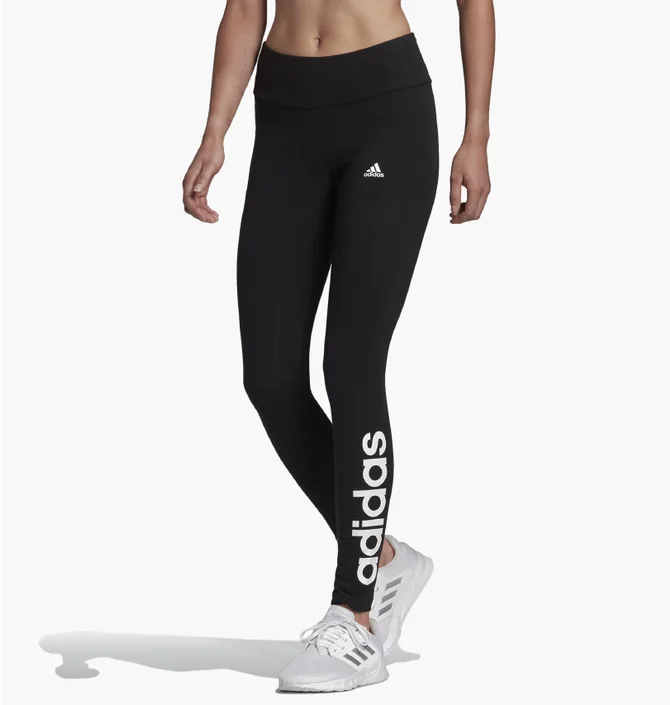 Лосини жіночі Adidas Loungewear Essentials High-Waisted Logo Leggings Black Gl0633
