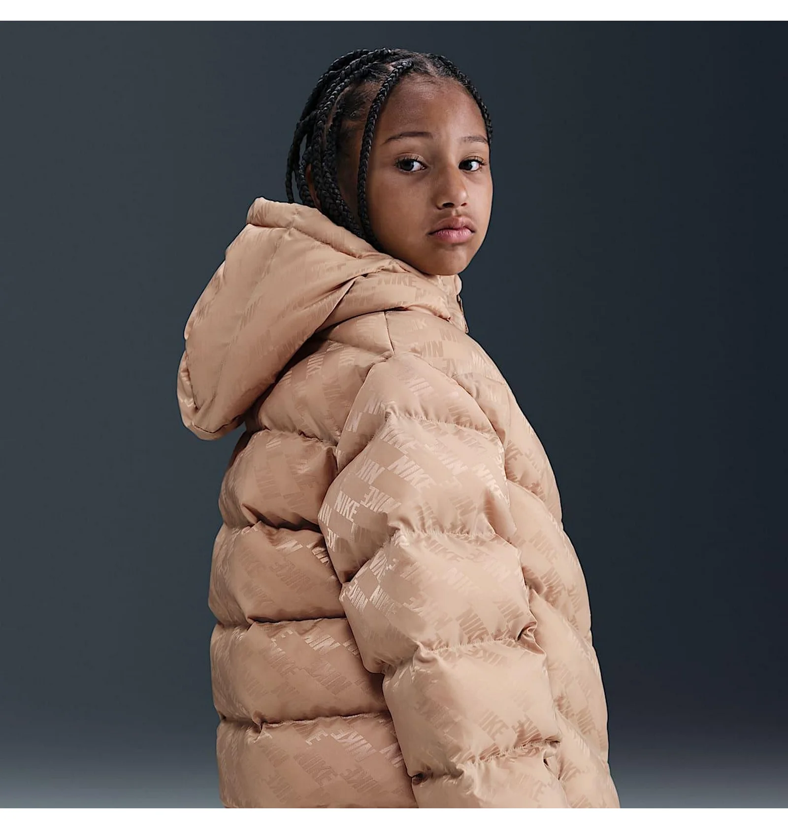 ᐉ Пуховик дитячий Nike K Nsw Tf Adp Puffer Gx Beige HQ9374-200