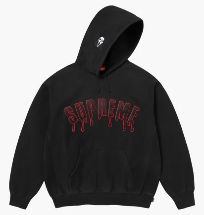 Худі чоловіче Supreme Ghostface Arc Black SS26SW96-BLACK