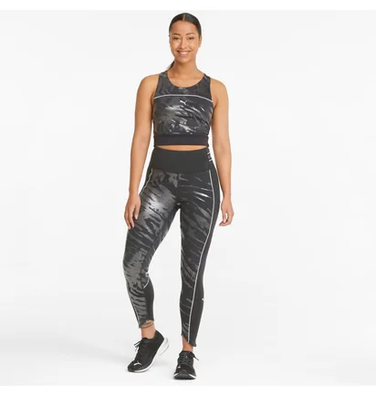 Топ женский Puma High Shine Cropped Running Tank Top Grey 521066-51