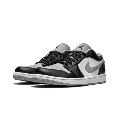 Кросівки чоловічі Air Jordan 1 Low White/Black 553558-039