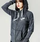 Толстовка жіноча Nike Gym Vntg Hoodie Fz Cyan 883729-060