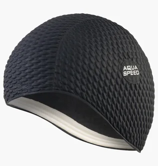 Шапочка для плавания детская Aqua speed Bombastic Junior 9881 Black 290-07