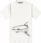 Футболка чоловіча Palm Angels Broken Shark Tee Beige PMAA001S23JER0010410