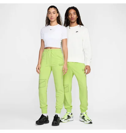 Штаны унисекс Nike Club French Green HJ2512-736