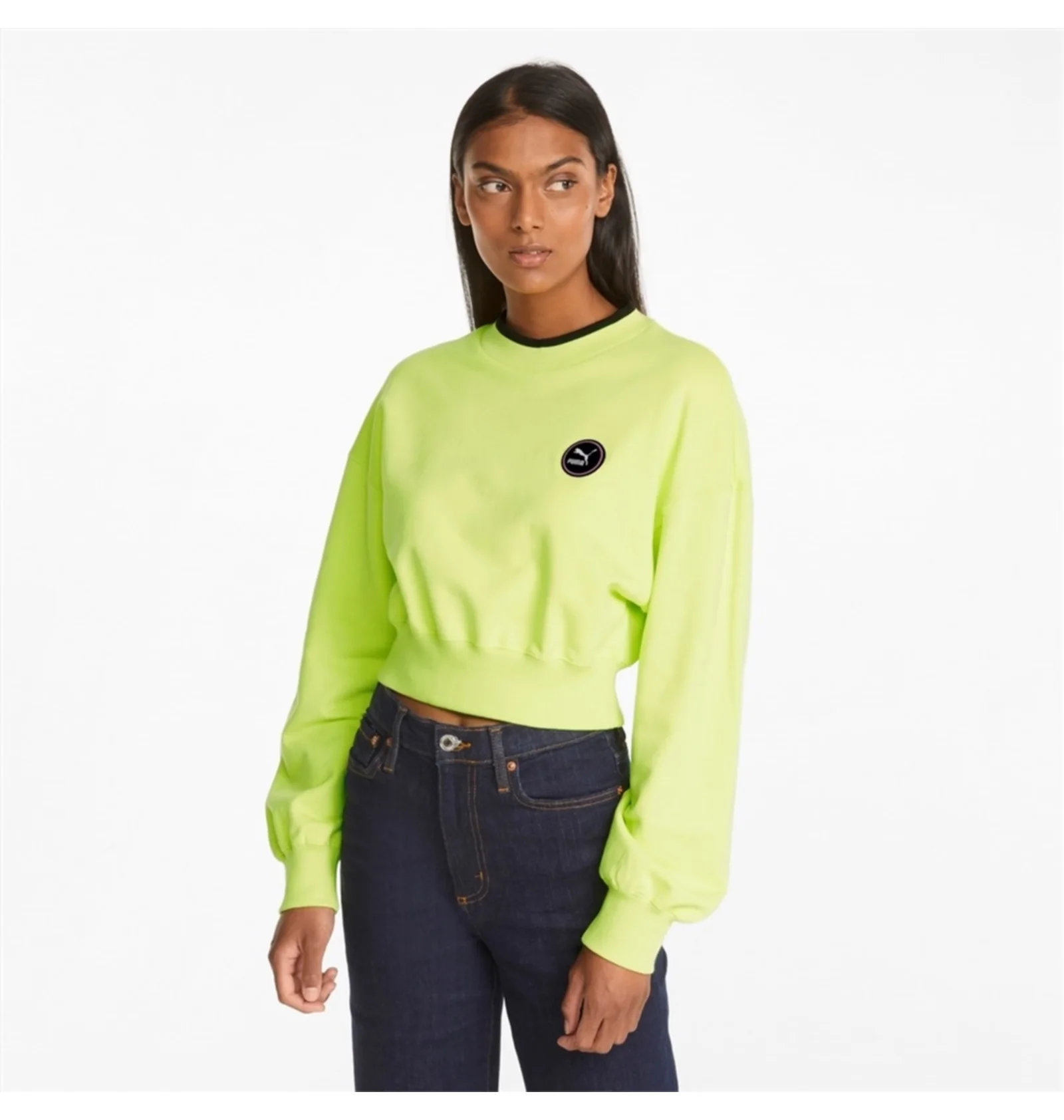 ᐉ Свитшот женский Puma Swxp Green 533562-29 - купить в интернет