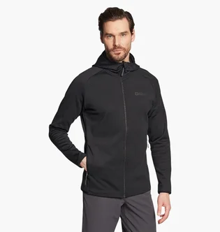 Толстовка чоловіча Jack Wolfskin Baiselberg Black 1710541-6000