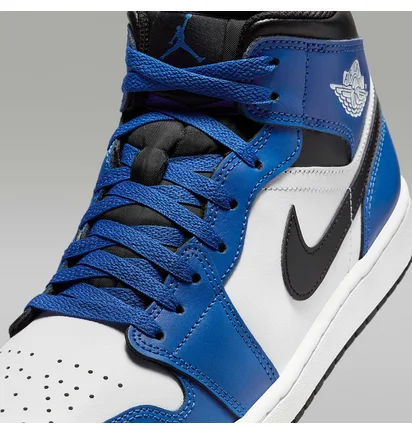 Кроссовки мужские Air Jordan 1 Mid Blue/White DQ8426-402