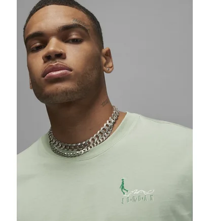 Футболка чоловіча Air Jordan Essentials MenS T-Shirt Olive DX9577-321