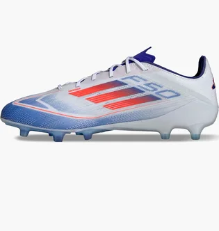 Бутсы унисекс Adidas F50 Elite Ag White/Blue IF1309