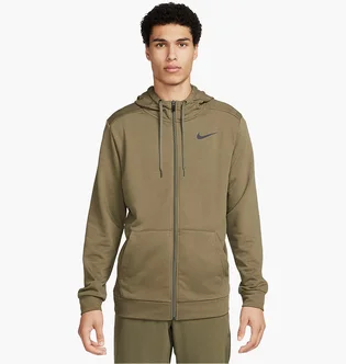 Толстовка мужская Nike Dry Men's Dri-FIT Hooded Fitness Full-Zip Olive CZ6376-222