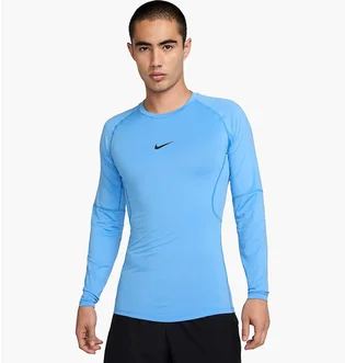 Лонгслив мужской Nike Pro Dri-Fit Tight Long-Sleeve Fitness Top Light Blue FB7919-412