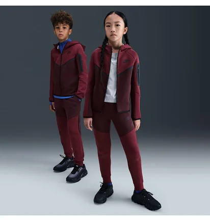 Штани дитячі Nike Sportswear Tech Fleece Bordo HV5869-653
