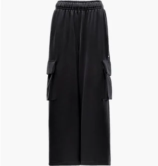 Штаны женские Nike Sportswear Low-Rise Oversized French Terry Open-Hem Pants Black FV7512-010