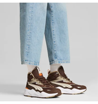 Кроссовки унисекс Puma Rs-X Hi Sneakers Brown 392718-08