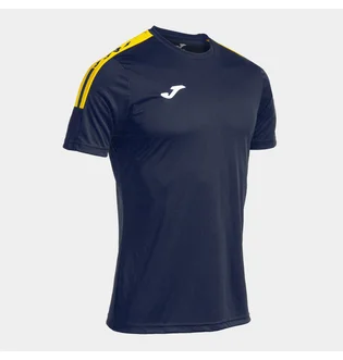 Футболка мужская Joma Camiseta Manga Corta Olimpiada Marino Amarillo Blue 103245.339