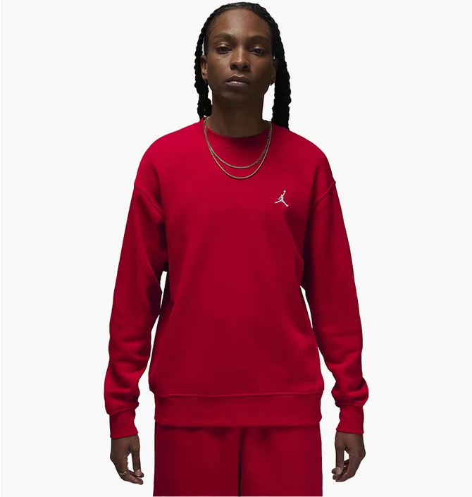 Свитшот мужской Air Jordan Brooklyn Fleece Red FJ7776-687