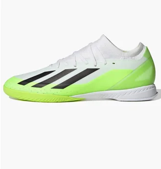 Футзалки унисекс Adidas X Crazyfast.3 Indoor Shoes White/Green ID9340