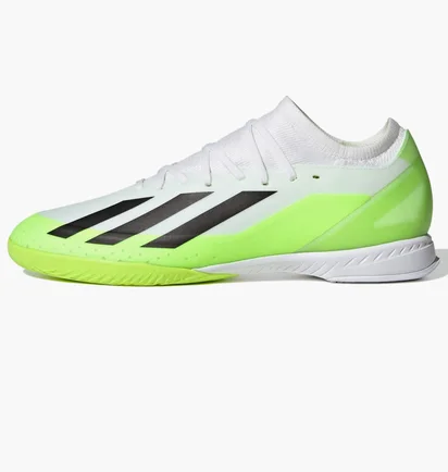 Футзалки унисекс Adidas X Crazyfast.3 Indoor Shoes White/Green ID9340