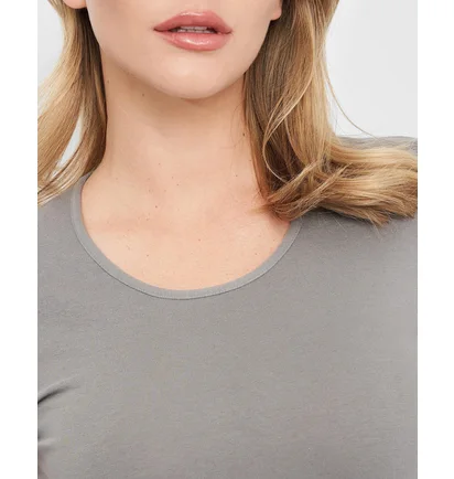 Футболка женская Kappa Mezza Manica Girocollo Grey K2501-GRIGIOUNITO