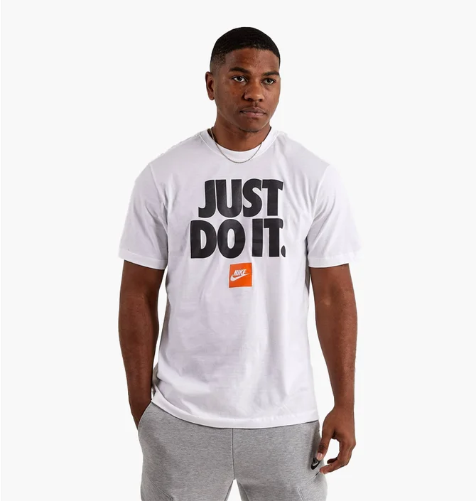 ᐉ Футболка чоловіча Nike Just Do It Tee White Dz2989-100