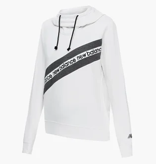 Худі жіноче New Balance Relentless Terry Layer White Wt21179Sst