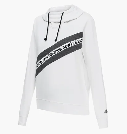 Худі жіноче New Balance Relentless Terry Layer White Wt21179Sst