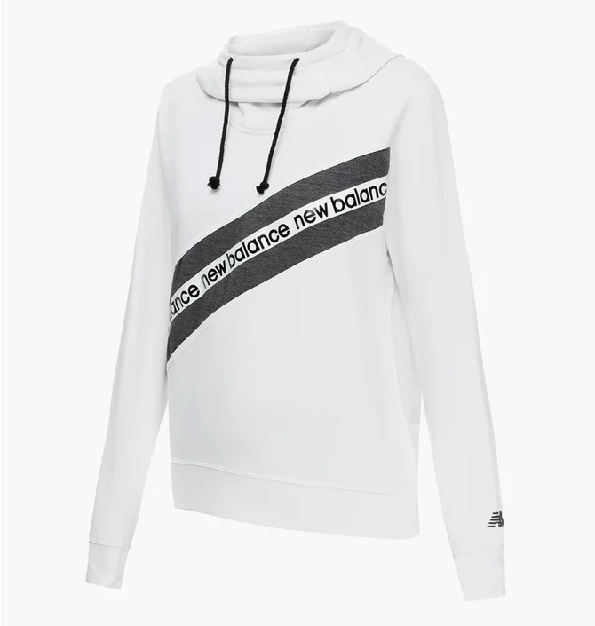 Худі жіноче New Balance Relentless Terry Layer White Wt21179Sst