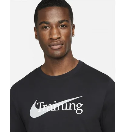 Футболка мужская Nike Dri-Fit Swoosh Training Tee Black CZ7989-010