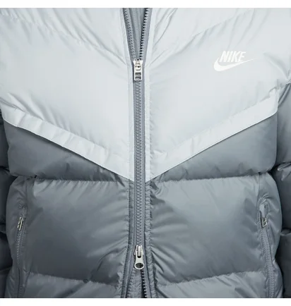 Пуховик чоловічий Nike Sf Wr Pl-Fld Hd Jkt Grey FB8185-077
