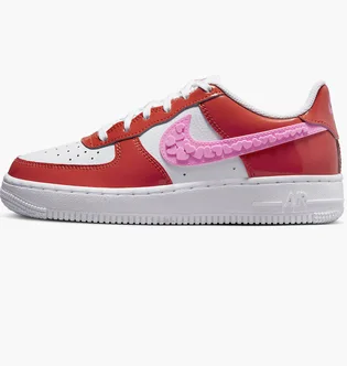 Кроссовки детские Nike Air Force 1 Low Gs Red/White FD1031-600