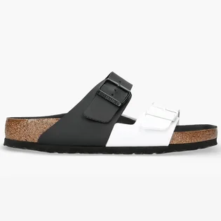 Тапочки жіночі Birkenstock Arizona Split Black/White 1019703