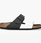 Тапочки жіночі Birkenstock Arizona Split Black/White 1019703