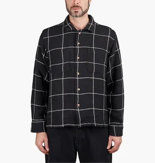 Сорочка чоловіча OBEY Santo Woven Shirt Black 181200384-BKM
