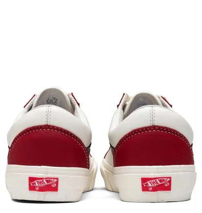 Кеди чоловічі Vans Vault Old Skool Lx White/Bordo VN0A4BVFXG11
