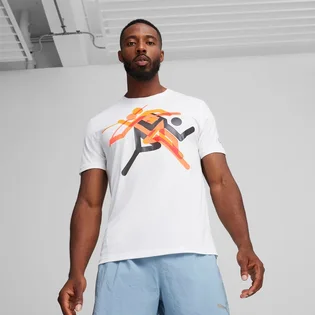 Футболка мужская Puma Run Faster Icons Graphic Tee White 525000-02