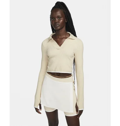 Поло женское Nike X Jacquemus WomenS Polo Beige DN3225-219