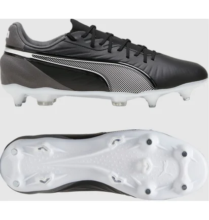 Бутсы унисекс Puma King Match Mxsg Black/Grey 107875-01
