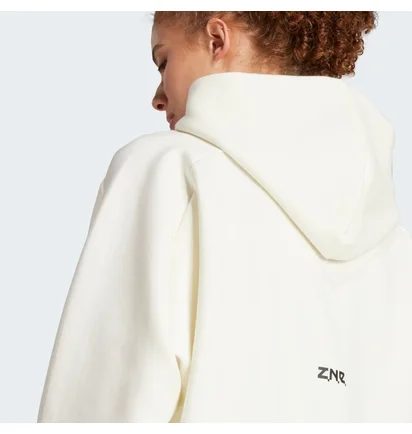 Толстовка жіноча Adidas Z.N.E. Full-Zip Hoodie Beige IS3918