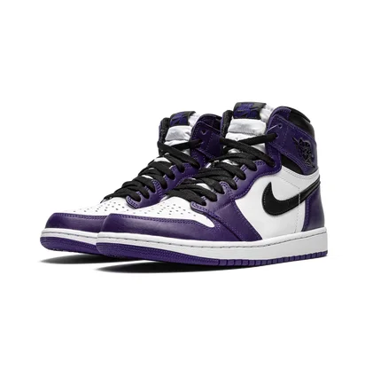 Кросівки чоловічі Air Jordan 1 Retro Purple Black/Violet 555088-500