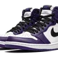 Кросівки чоловічі Air Jordan 1 Retro Purple Black/Violet 555088-500