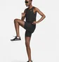 Шорти жіночі Nike Tight Mid-Rise Ribbed-Panel Running Shorts With Pockets Black DX2951-010