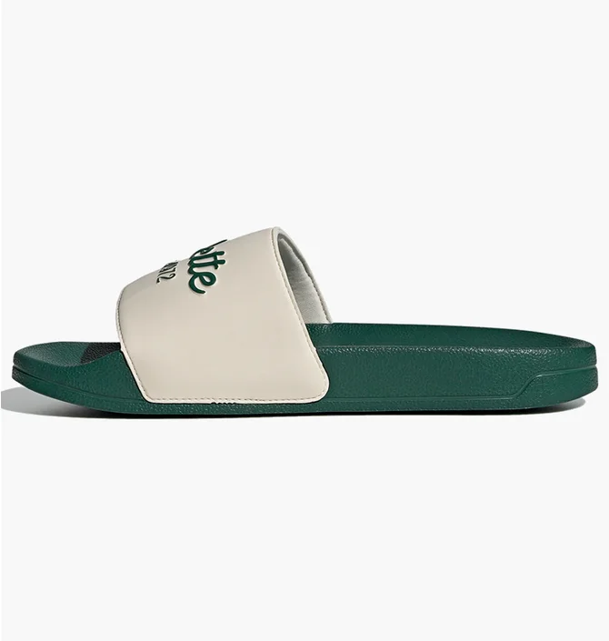 Тапочки унисекс Adidas Adilette Shower Slides Green/White Gw8749