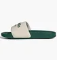 Тапочки унисекс Adidas Adilette Shower Slides Green/White Gw8749