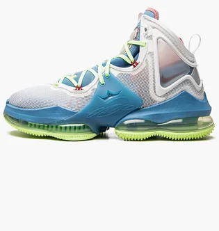 Кроссовки унисекс Nike Lebron James Xix Dutchlime Glow Blue/White Dc9339-400