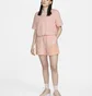 Шорты женские Nike Nsw Air Fleece Shorts Pink Dm6470-610