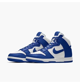 Кроссовки мужские Nike Dunk High Nby (Od) Blue/White DV2273-900